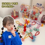 Безвредный детский аксессуар для волос, милая резинка для волос, резиновые кольца, не повреждает волосы, популярно в интернете