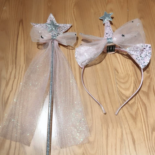 Наряд маленькой принцессы, тиара, шпильки для волос, ободок, волшебная палочка, детский аксессуар для волос