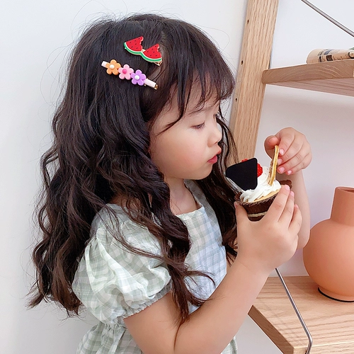 Брендовый комплект, заколка для волос, челка, шпильки для волос, аксессуар для волос, японские и корейские, в цветочек