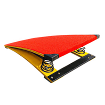 S-shaped spring-assisted spring board for adults and children professional martial arts somersault track and field gymnastics training spring pedal