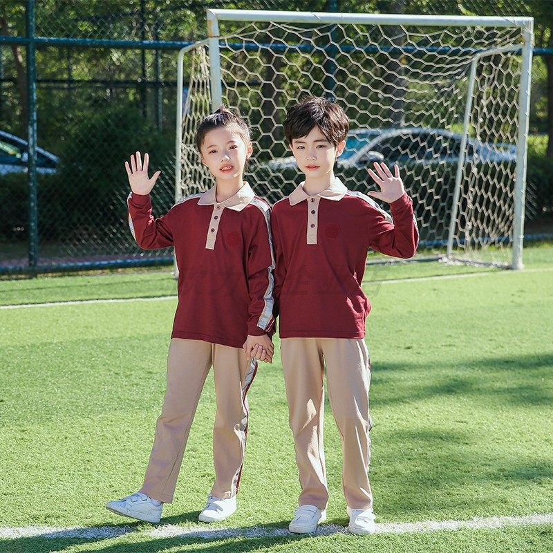 Primary and secondary school students in Dalingshan Town, Dongguan City unified school uniform sports summer suit Cotton Dalingshan Primary and secondary school uniform