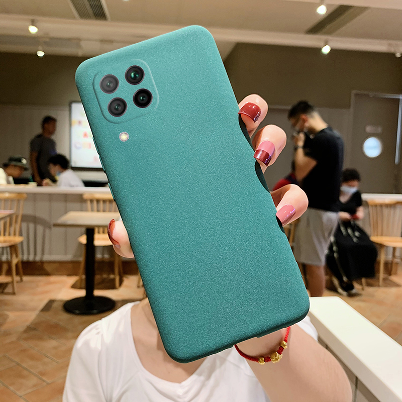 Samsung M62 [Green] Solid Frosted Soft ShellSolid color Frosting Samsung M62 Mobile phone shell ultrathin Fall prevention Soft shell F62 All inclusive camera lens smart cover samsung Internet celebrity Women's money m62 Simplicity f62 high-grade business affairs Men's Shell 5g tide New products