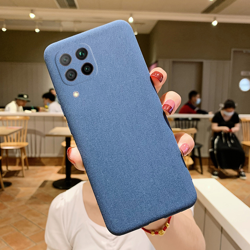 Samsung M62 [Blue] Solid Frosted Soft ShellSolid color Frosting Samsung M62 Mobile phone shell ultrathin Fall prevention Soft shell F62 All inclusive camera lens smart cover samsung Internet celebrity Women's money m62 Simplicity f62 high-grade business affairs Men's Shell 5g tide New products