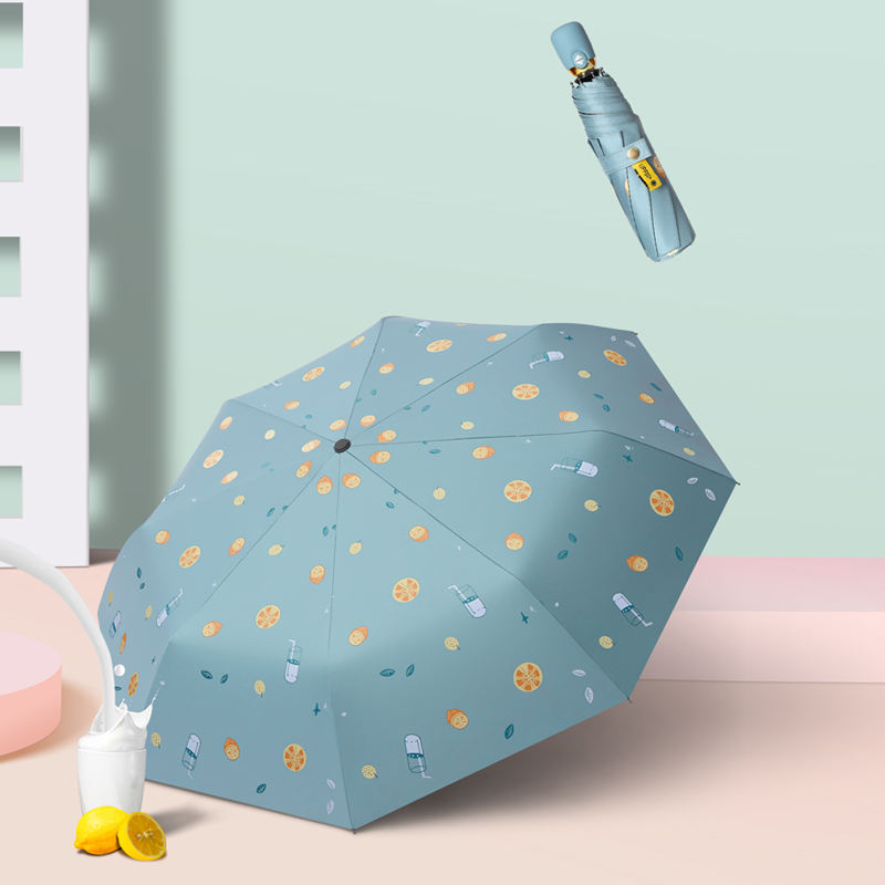 Beach umbrella summer sun protection UV sturdy full automatic umbrella girl high face value super clear and rain dual-use sunshade