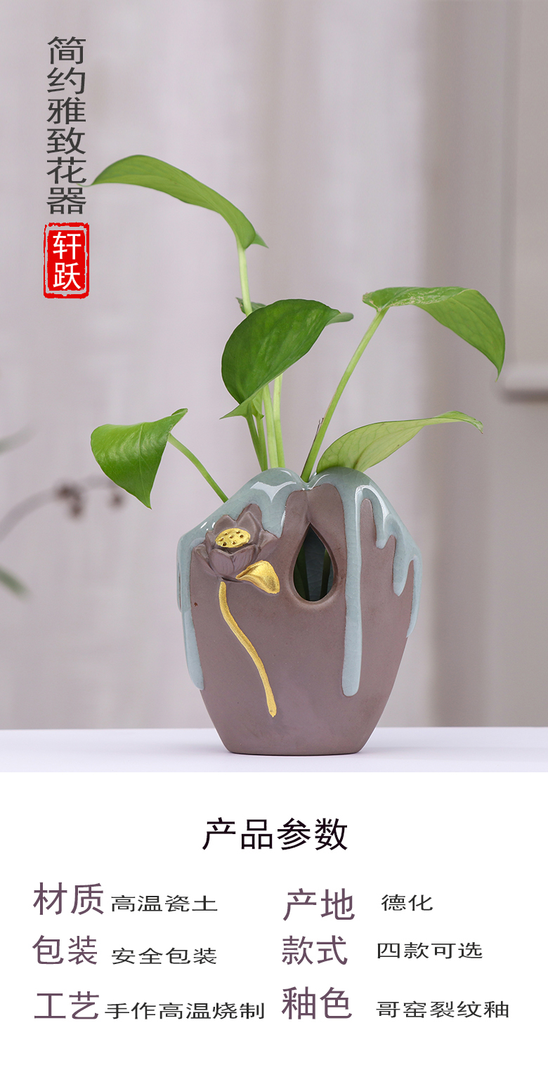 Contracted and creative move anthurium hydroponic vases, ceramic water restoring ancient ways to raise money plant flower pot the plants flower ware the desktop