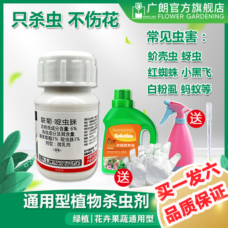 Succulent insecticide flower plant indoor flower insecticide anther rose red spider flower insecticide universal