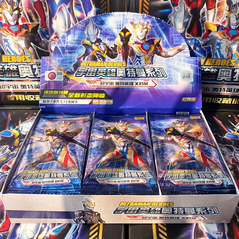 Card Ultraman Card Glory Edition out of print collection book collection book card pack a box of 3b black diamond version genuine card