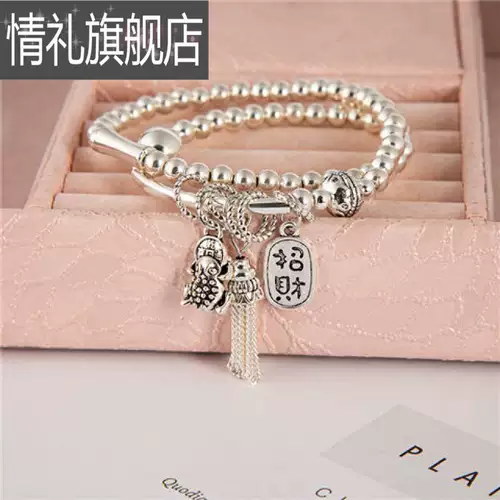 Ретро браслет с кисточками, подвеска, аксессуар, на удачу, популярно в интернете