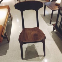 (Internet celebrity hot-selling product) All solid wood simple light luxury green and environmentally friendly living room essential seat Pomelo Zhizhen dining chair