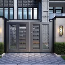 (GOADE) GOADE courtyard door customization system entrance door durable and safe aluminum art customization GD-013