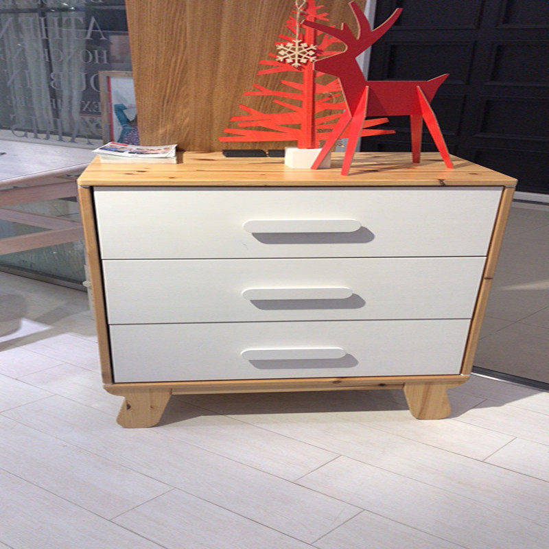 Flesa Flexa imports classic three drawer cabinet Nordic minimal bedside cabinet multi - functional replacement table container