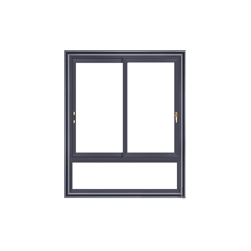 World Leopard doors and windows GR80 high and low rail broken bridge aluminium translation window acoustic insulation tempered glass bedroom window line down the same-Taobao