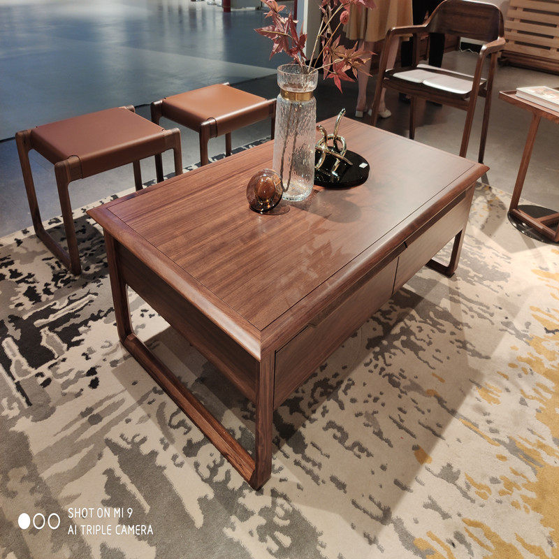 [USD 3483.07] Chinese solid wood tea table with wooden beans Chinese