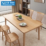 Герцог Джинша Прямоугольный, всеобеденный обеденный стол, домашняя небольшая квартира, легкая роскошная оригинальная деревянная столовая кресло Nordic