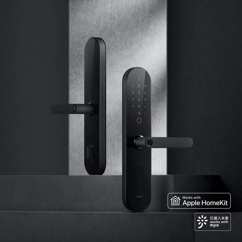 Green Mi Aqara Smart Door Lock N100 Electronic Password Fingerprint Lock Apple Mijia Smart Linkage With Doorbell