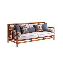 Berson heritage hedgehog rosewood three-seat sofa S2502-3 wooden craft new Chinese style