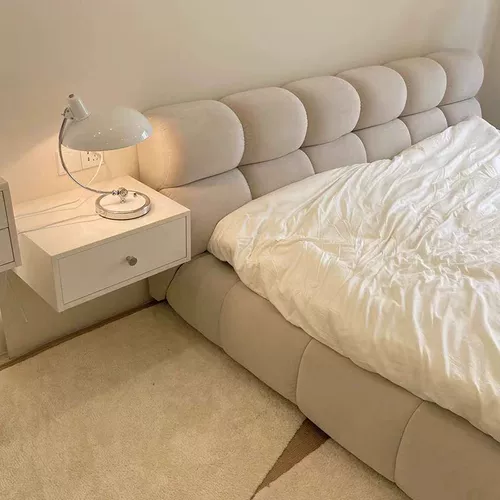 雅麦嘉 Минималистичная современная кремовая ткань, простой и элегантный дизайн, популярно в интернете