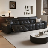 海伦仙奴 Минималистичный универсальный кожаный диван, новая коллекция, воловья кожа