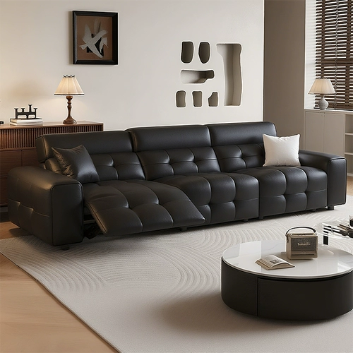 海伦仙奴 Минималистичный универсальный кожаный диван, новая коллекция, воловья кожа