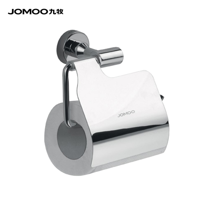 Jiumu paper towel holder 935007-1D-1 simple full copper chrome plated Chongqing Nanping shopping mall online and offline same style