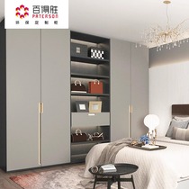 Baidusheng customized wardrobe modern light luxury furniture customized overall home decoration customized bedroom and cloakroom customized whole house
