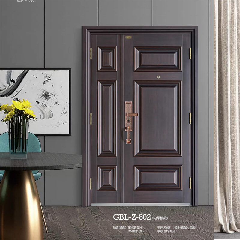Elegant Music steel security door entry door entry door customized intelligent lock MZP-Z-T1503