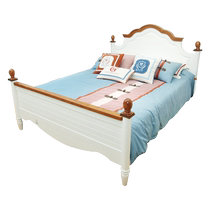 Guirenyuan white Meiba single bed M09A-150 environmentally friendly furniture white single bed store same style bed (classic)