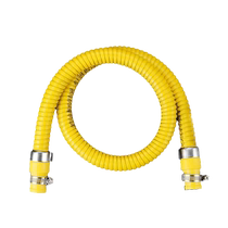 百悍家用燃气管煤气管液化气天然气燃气灶不锈钢金属防爆连接软管