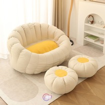 Fu Menghua lazy sofa bean bag home bedroom can lie down and sleep online celebrity balcony bedroom tatami small sofa