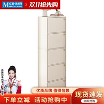 Bibeimu door outside narrow high vertical indoor dustproof large capacity storage locker simple small apartment shoe rack QP