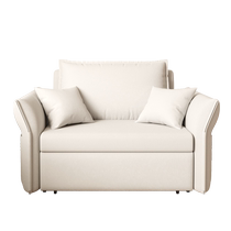 Gloria Star sofa bed cream style living room and bedroom dual-purpose folding retractable frosted velvet small apartment overnight bed