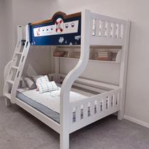 Guirenyuan all solid wood childrens hanging ladder bed upper and lower mother and adult adult mother and child two-story high and low bed sample