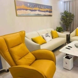 Серия Chivas Este, современный итальянский стиль, простой, легкий, роскошный кожаный одноместный кожаный диван