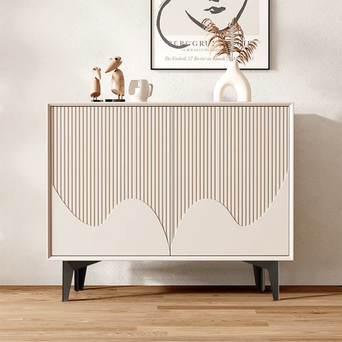 Carlo Hao Шкаф для обуви, домашняя дверь, кремовый стиль, новинка 2024 года, горячий стиль, свет, роскошный шифер, входная дверь, большая вместимость для хранения