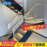 Стеклянное уличное ограждение из натурального дерева подходит для лестницы для домашнего использования, подсветка пола, вилла