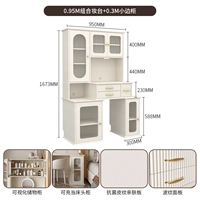 Комбинированный туалетный столик 0,95 м + небольшой боковой шкаф 0,3 м