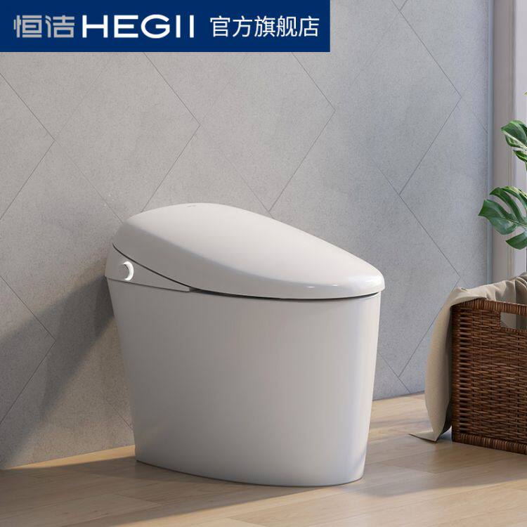 Hegii Hangjie Sanitary bathroom automatic integrated, hot flush drying multi - functional household smart toilet