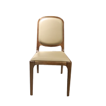 Yanhao Dinoya offline same style impression Milan C-6802 black walnut dining chair Italian Chinese Nordic style
