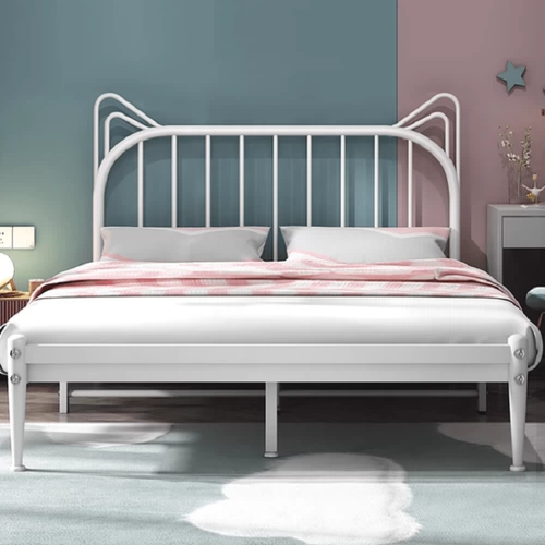 爱斯迈 Кованая кровать в европейском стиле, детская односпальная кровать, двуспальная кровать, кровать принцессы в стиле, аренда квартиры, дома