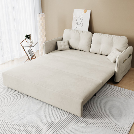 GREMOR沙发床折叠两用2024新款简约现代小户型可伸缩坐卧布艺床