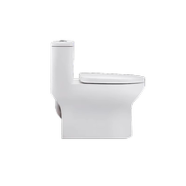 Jomoo Sanitary Ware official antibacterial glaze toilet seat household silent water-saving small apartment flush siphon toilet