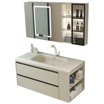 Intercontinental Cream Style Bathroom Cabinet Combination Bathroom Washstand Side Grid Wash Basin Wash Basin Bathroom Basin