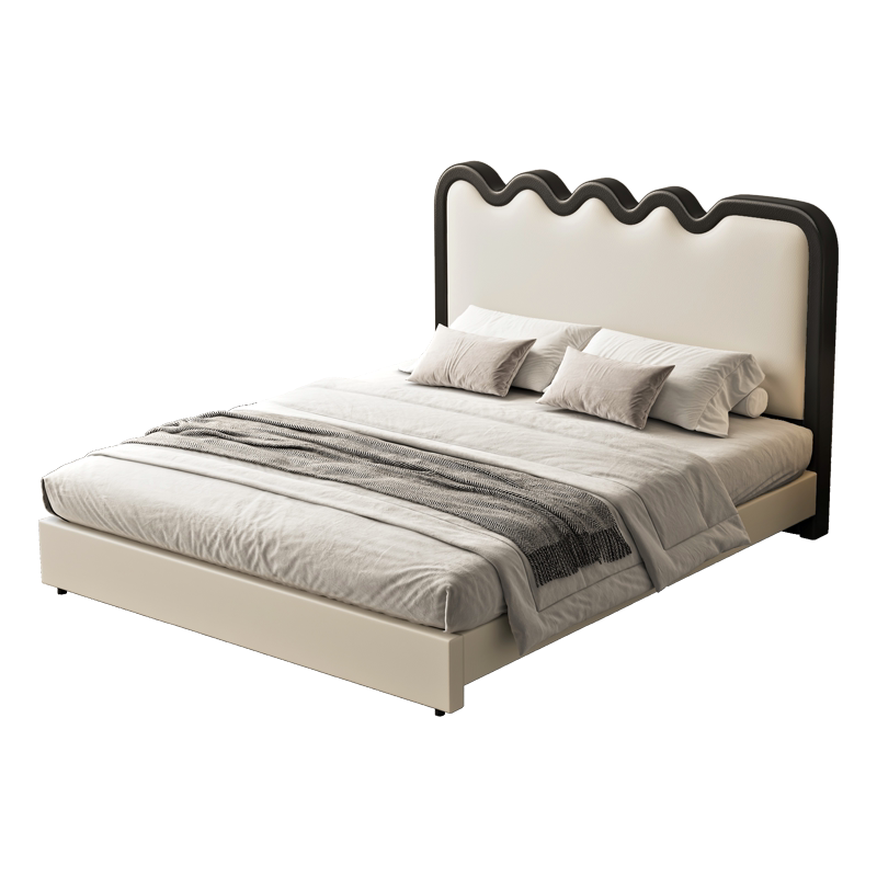 [USD 410.54] Ten Tiger French Cream Wind Ripple Bed – Taobao ...