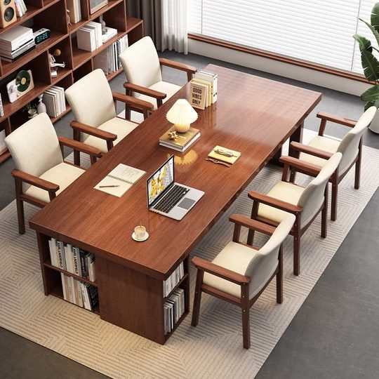 Yuemi Youpin mesa de tablero grande de madera maciza, mesa de comedor para el hogar, oficina, mesa de estudio, sala de estar, escritorio largo grande, librería, banco de trabajo