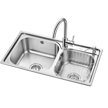 FOTILE 008 sink household kitchen tableware vegetable and fruit cleaning stainless steel sink deposit
