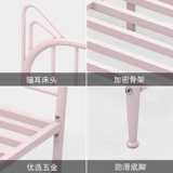 爱斯迈 Кованая кровать в европейском стиле, детская односпальная кровать, двуспальная кровать, кровать принцессы в стиле, аренда квартиры, дома