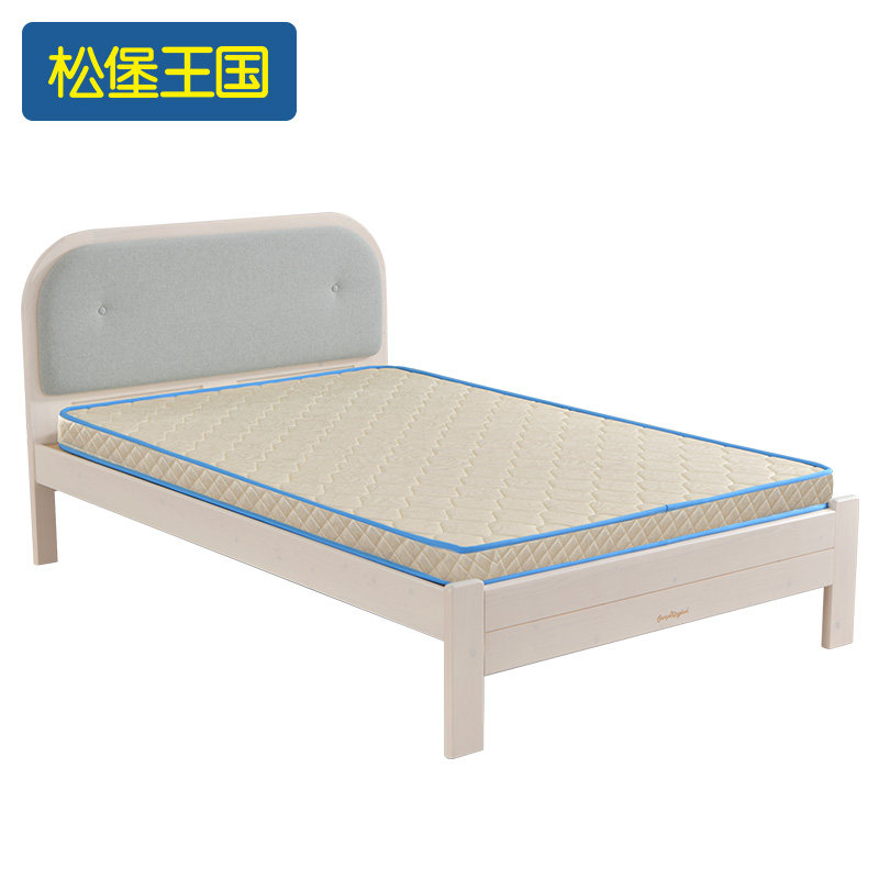 Songbu Kingdom Minimalist Style Soft Bag Solid Wood Monolayer Bed 1 2 * 1 9m TC035S