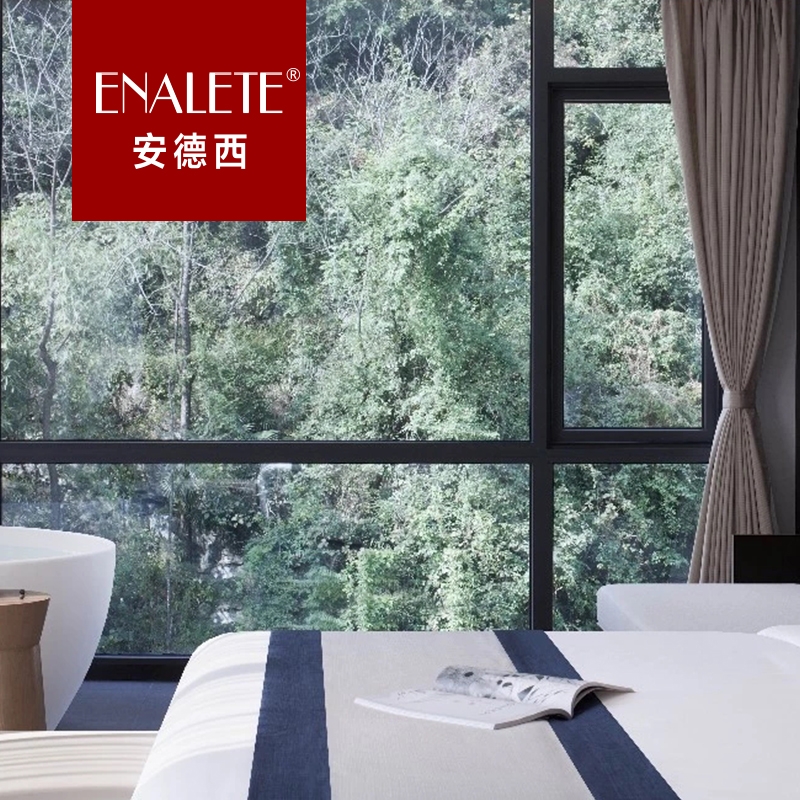 Andersy EW100G series landing large open broken bridge aluminum inner open inverted doors and windows Petty bourgeois life choice