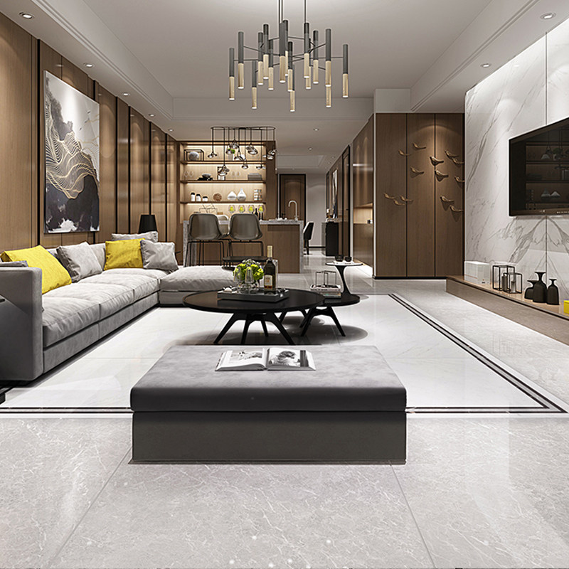 Nobel all-ceramic marble tiles NE80 series 800*800 full body Italian gray NE80209K