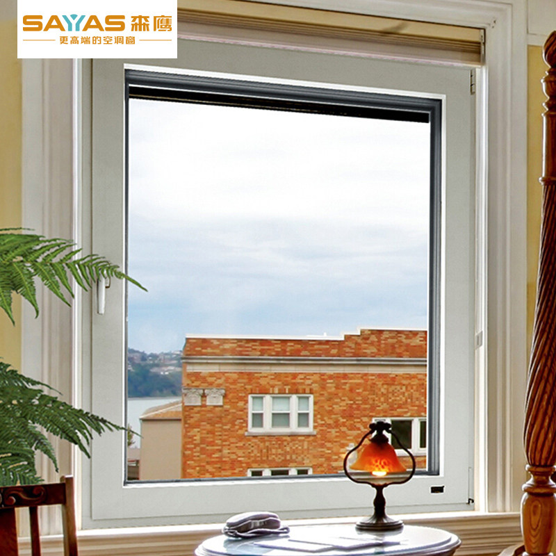 Senying spring air conditioning window P120 inner door aluminum clad wood windows doors and windows insulation soundproof glass